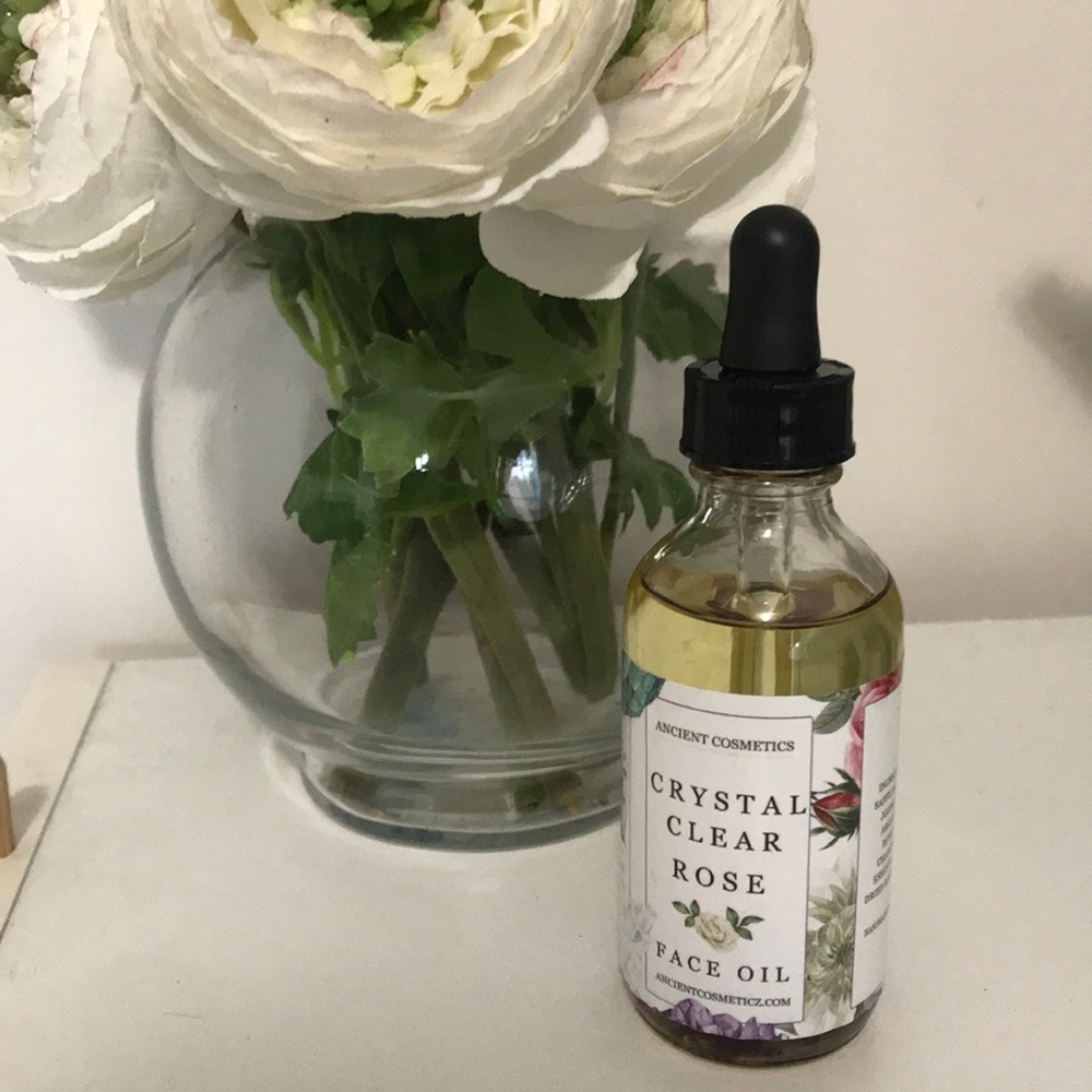 Rose face oil